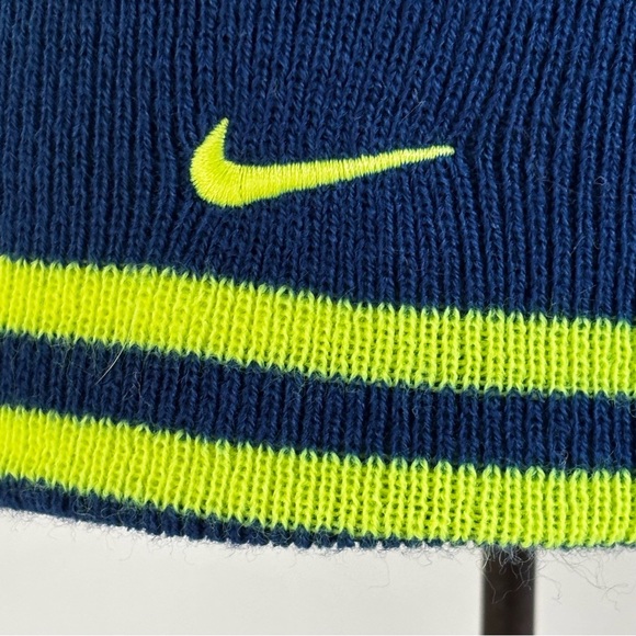 Nike kids youth blue yellow beanie hat - Picture 2 of 7